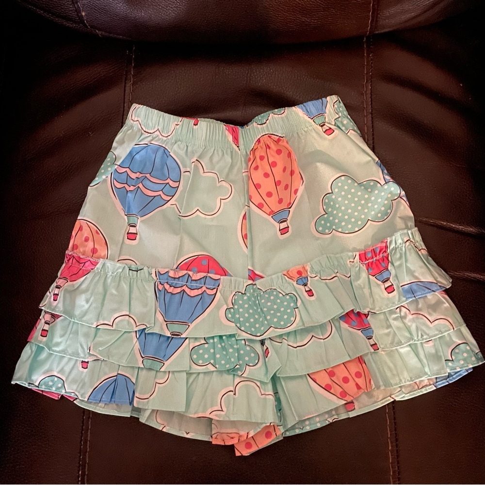 Eleanor Rose Multicolor Hot Air Balloon Kids Shorts